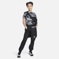 Chelsea FC Academy Pro Third Big детские Nike Dri-FIT Soccer Pre-Match Short-Sleeve Top цвет серый