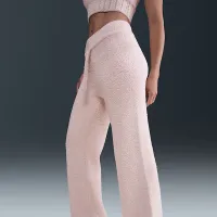 Nike Sportswear Phoenix Cozy Букле женская Slim Knit Pants Pink