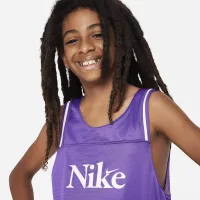Nike Culture of баскетбольні Big дитячі Reversible баскетбольні Jersey колір фіолетовий