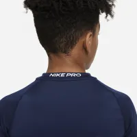 Nike Pro Big детские (для мальчиков) Dri-FIT Long-Sleeve Top синий