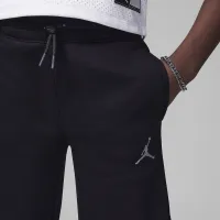 Nike Jordan Icon Play Big дитячі Open Pants колір чорний