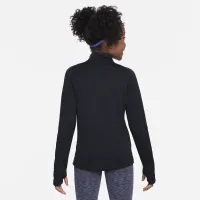 Nike Girls' Dri-FIT Long-Sleeve 1/4-Zip Top колір чорний