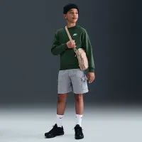 Nike Sportswear Club Fleece Big детские свитшот цвет зеленый