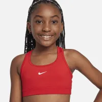 Nike Swoosh Big детские (Girls') Sports Bra цвет красный