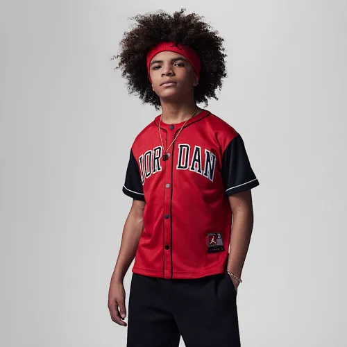 Nike Jordan Big детские Baseball Jersey цвет красный