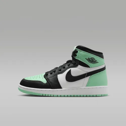 Nike Air Jordan 1 High OG Big дитячі Кросівки колір білий