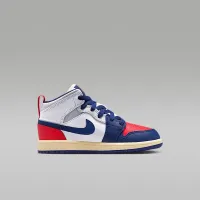 Nike Jordan 1 Mid Little дитячі Кросівки колір білий