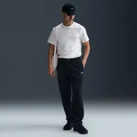 Nike Club чоловічі Open-Hem Fleece Pants колір чорний