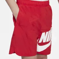 Nike Sportswear Big дитячі (для хлопчиків) Woven шорти колір червоний