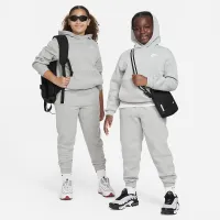 Nike Sportswear Club Fleece Big дитячі Pullover Толстовка з капюшоном (Extended Size) колір сірий