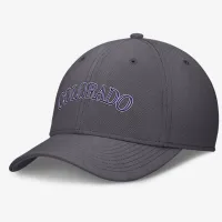 Colorado Rockies Swoosh чоловічі Nike Dri-FIT MLB Hat колір сірий