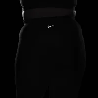 Nike One жіноча З високою талією Crop лосіни (великі розміри) колір чорний