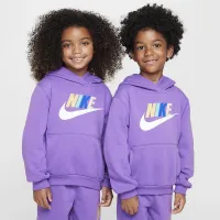 Nike Sportswear Club Fleece Little детские Толстовка с капюшоном набор цвет фиолетовый
