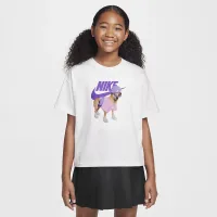 Nike Sportswear Big дитячі (Girls') футболка колір білий