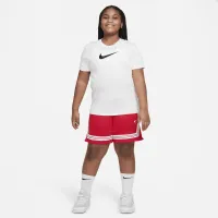 Nike Dri-FIT Fly Crossover Big дитячі (Girls') баскетбольні шорти (Extended Size) колір червоний