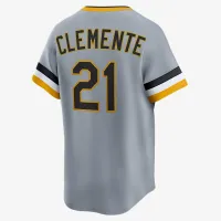 Roberto Clemente Pittsburgh Pirates Cooperstown чоловічі Nike Dri-FIT ADV MLB Limited Jersey колір сірий