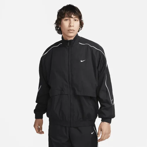 Nike Sportswear Solo Swoosh чоловічі Woven Track Куртка колір чорний