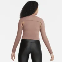 Nike Girls' Dri-FIT Long-Sleeve Top колір фіолетовий