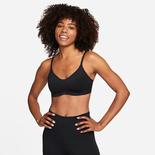 Nike Alate Minimalist жіноча Light-Support Padded Sports Bra колір чорний