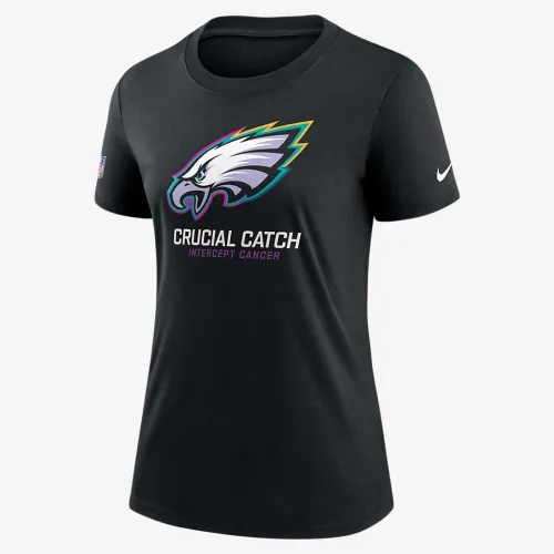 Philadelphia Eagles Crucial Catch жіноча Nike NFL футболка колір чорний