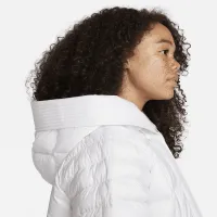Nike Sportswear Swoosh Puffer PrimaLoft® женская Therma-FIT оверсайз Hooded Куртка цвет белый