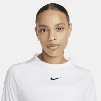 Nike Dri-FIT UV Advantage женская Mock-Neck для гольфа Top цвет белый