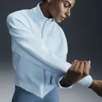 Nike Sportswear Phoenix Fleece женская оверсайз Track Куртка синий