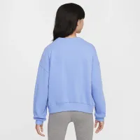 Nike Sportswear Club Fleece Girls' Boxy Crew-Neck свитшот синий