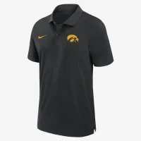 Iowa Hawkeyes Sideline чоловічі Nike Dri-FIT College Polo колір чорний