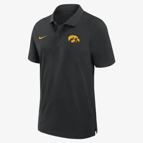 Iowa Hawkeyes Sideline чоловічі Nike Dri-FIT College Polo колір чорний