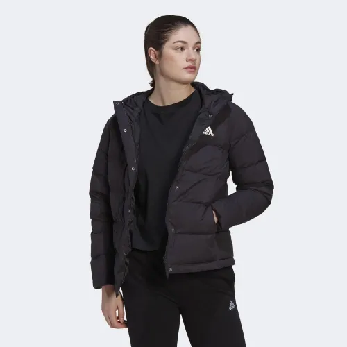 Куртка adidas Helionic Hooded Down HG8747 - Чорна