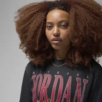 Nike Jordan (Her)itage жіноча Graphic футболка колір чорний