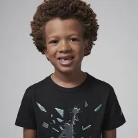 Nike Jordan Little детские Shatteцвет красный Glass Jumpman футболка цвет черный