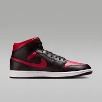 Nike Air Jordan 1 Mid чоловічі Кросівки колір чорний