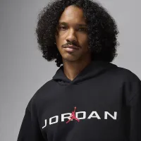Nike Jordan Essentials мужские Fleece Толстовка с капюшоном цвет черный