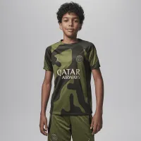 Nike Paris Saint-Germain Academy Pro Fourth Big дитячі Jordan Dri-FIT Soccer Pre-Match Top колір зелений