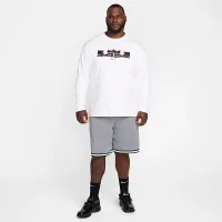 Nike LeBron мужские Max90 Long-Sleeve баскетбольные футболка цвет белый
