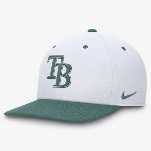 Tampa Bay Rays Bicoastal 2-Tone Pro чоловічі Nike Dri-FIT MLB Adjustable Hat колір білий