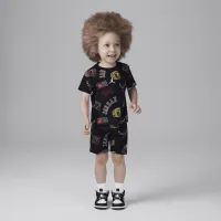 Nike Jordan 23 Toddler 2-Piece шорти комплект колір чорний