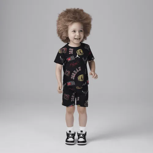 Nike Jordan 23 Toddler 2-Piece шорти комплект колір чорний