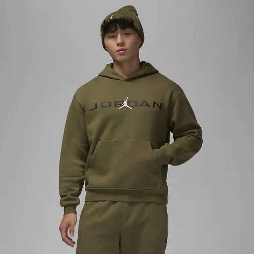 Nike Jordan Essentials мужские Fleece Толстовка с капюшоном цвет зеленый