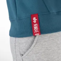Кофта/футболка Alpha Industries Basic Hoody Small Logo 196318678 - Голубая