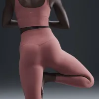 Nike Zenvy жіноча Gentle-Support З високою талією 7/8 лосіни Pink