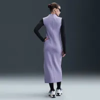 Nike Sportswear Tech Fleece женская Slim Maxi Tank Костюм цвет фиолетовый