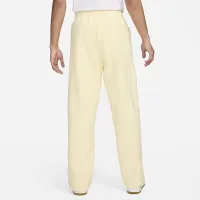 Nike Solo Swoosh чоловічі Open-Hem Fleece Pants колір коричневий