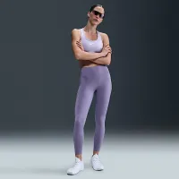 Nike Universa женская Medium-Support С высокой Талией 7/8 лосины с карманамицвет фиолетовый