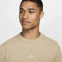 Nike Sportswear Premium Essentials мужские футболка цвет коричневый