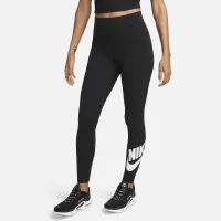 Nike Sportswear Classics жіноча З високою талією Graphic лосіни колір чорний