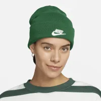Nike Peak Tall Cuff Futura Beanie колір зелений