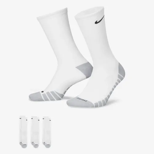 Nike Everyday Max Cushioned тренировочные Crew носки (3 пары) цвет белый